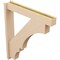 Ekena Millwork 5 1/2-in W x 32-in D x 36-in H Balboa Block Rough Cedar Woodgrain TimberThane Outlooker, Primed Tan OUTUR055X32X36BOA44RCPR - alternate 6